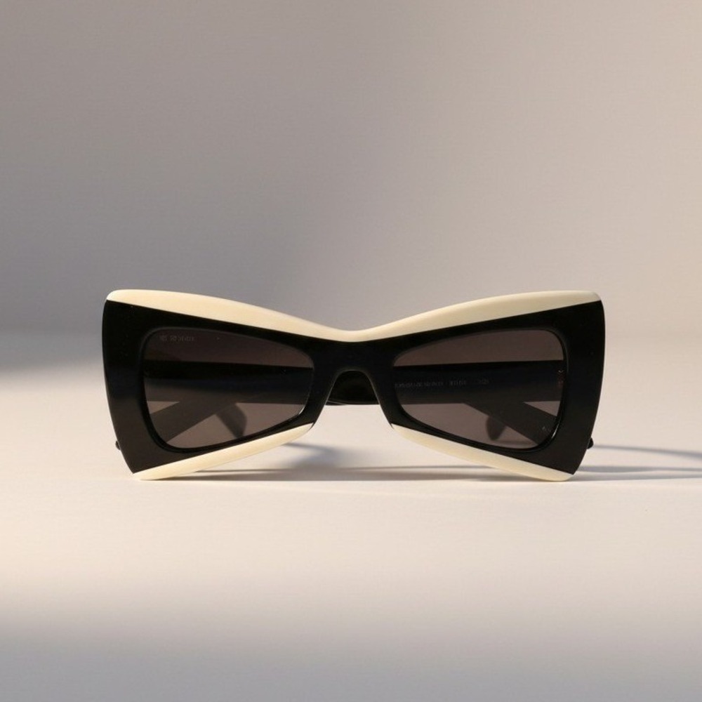 Off-White Sunglasses - Black Acetate‎ with Dark Gray Lenses - NIB
